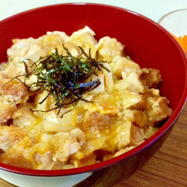 酒、みりん無し シンプルな玉子とじ丼